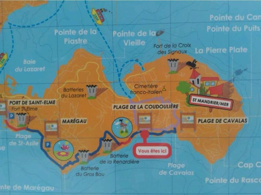 Apartment Saint-mandrier Ou La Presqu'ile De Beaute